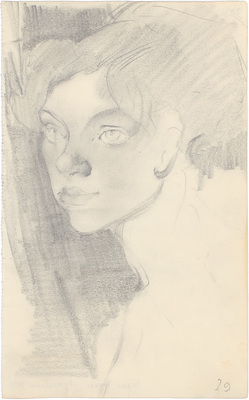 Такке Борис Александрович. Женский портрет